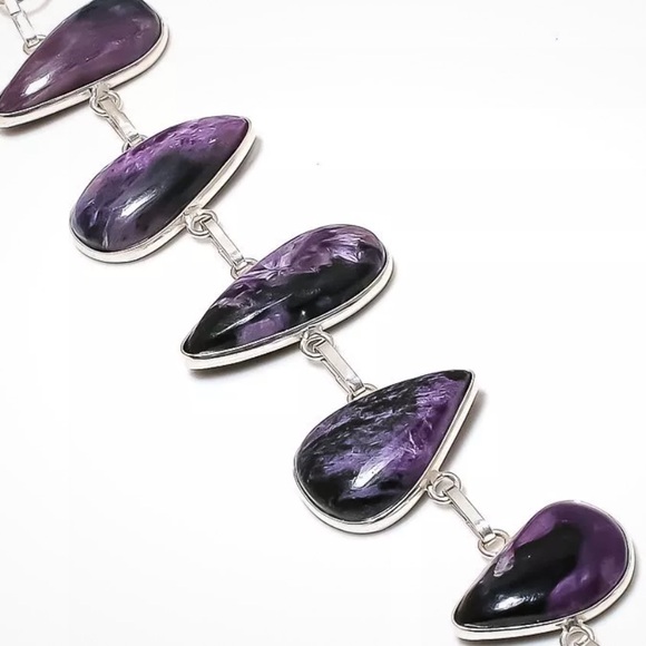 Genuine Russian Charoite bracelets - Picture 4 of 4